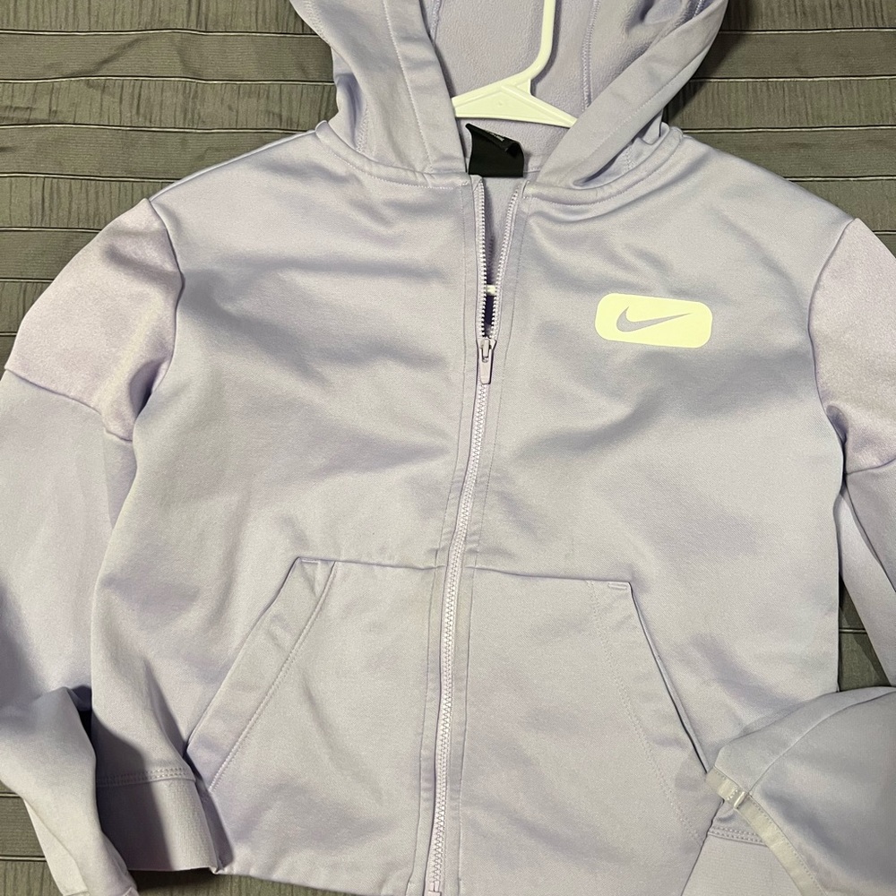 Nike Light Purple Zip-Up Hoodie